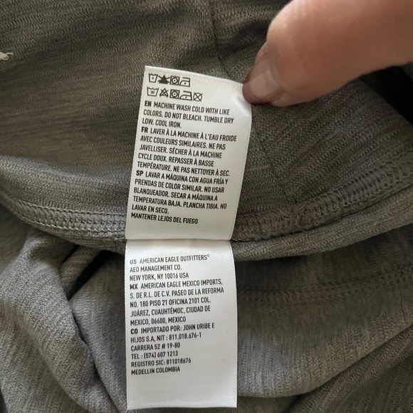 AMERICAN EAGLE The Everything Pocket Bike Short Gray Size XS - Picture 8 of 9